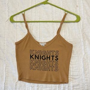 mustard yellow ucf knights tank top